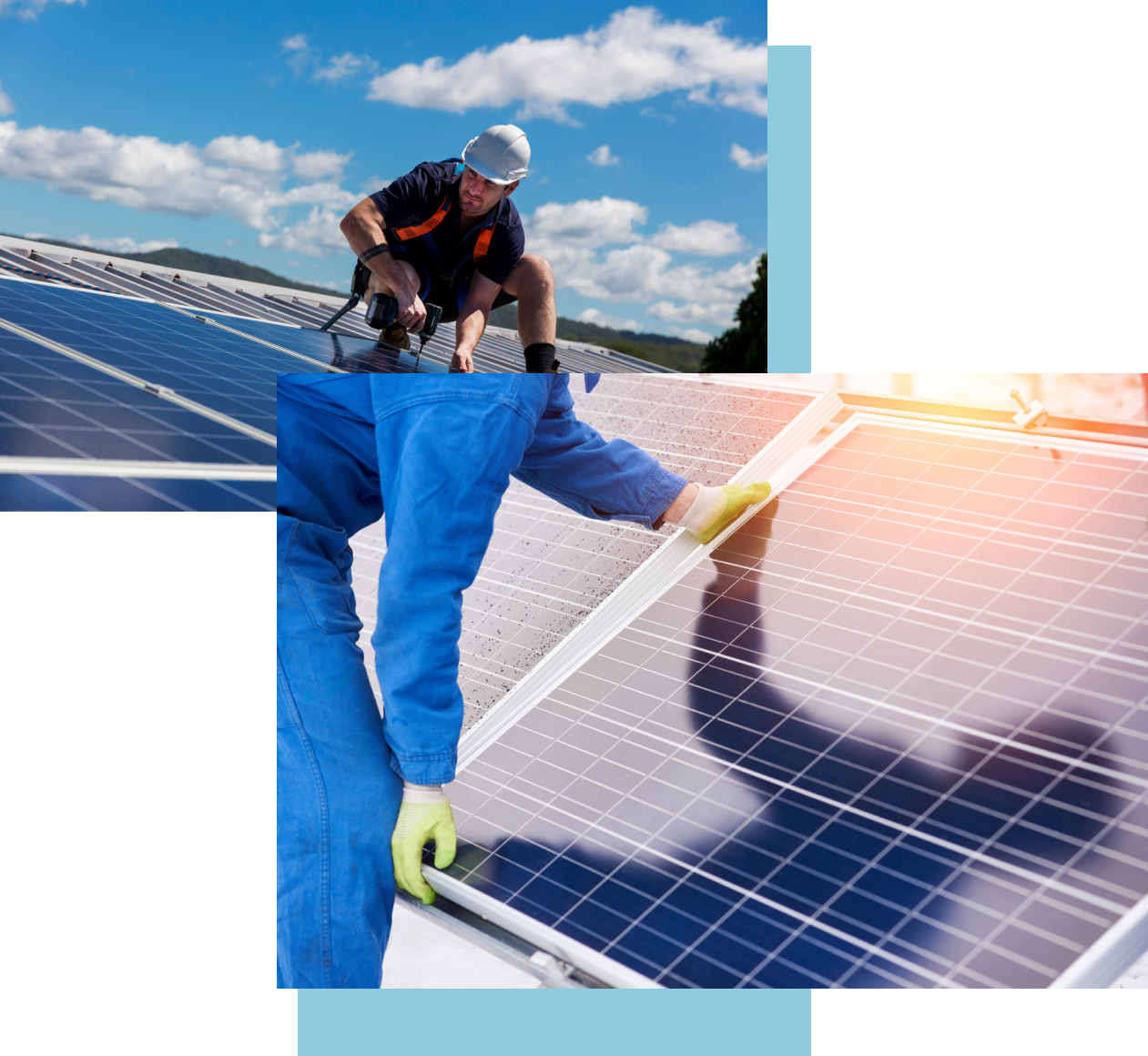 Engineer Working Solar PV Panels