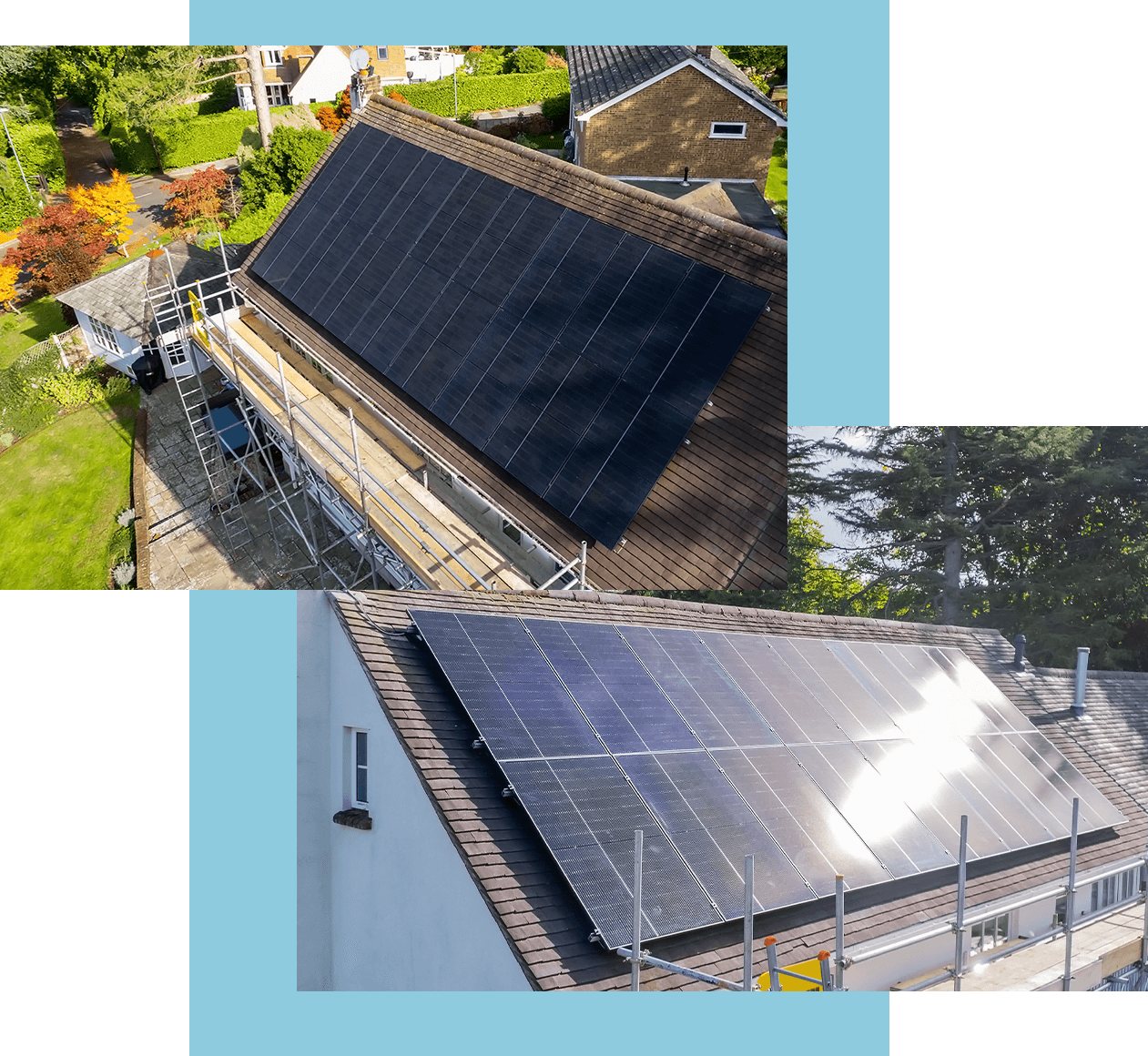Solar Panel Installation on a Roof in Corfe Mullen