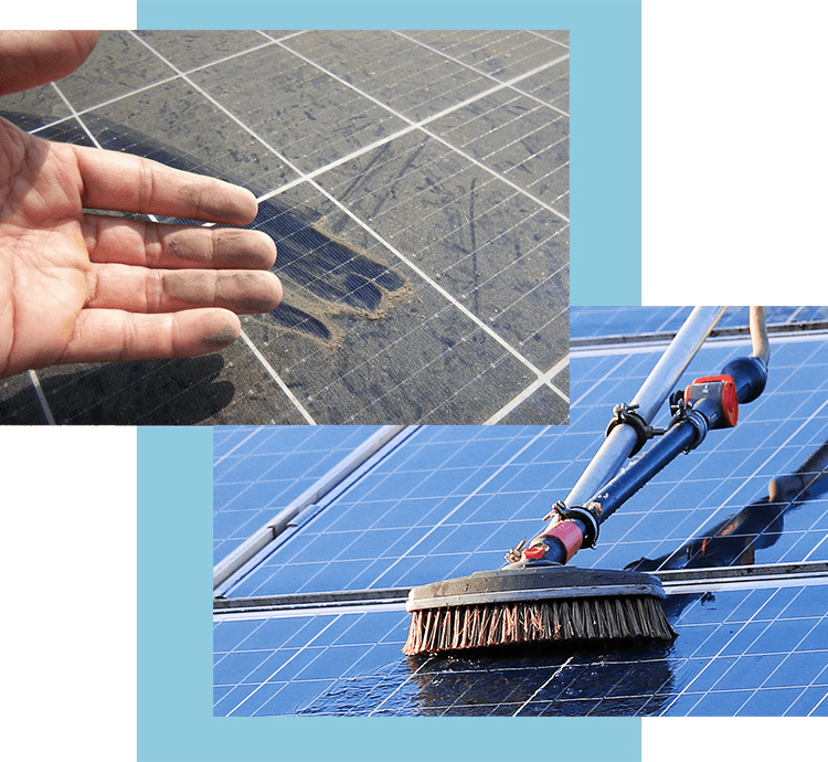solar panel cleaning