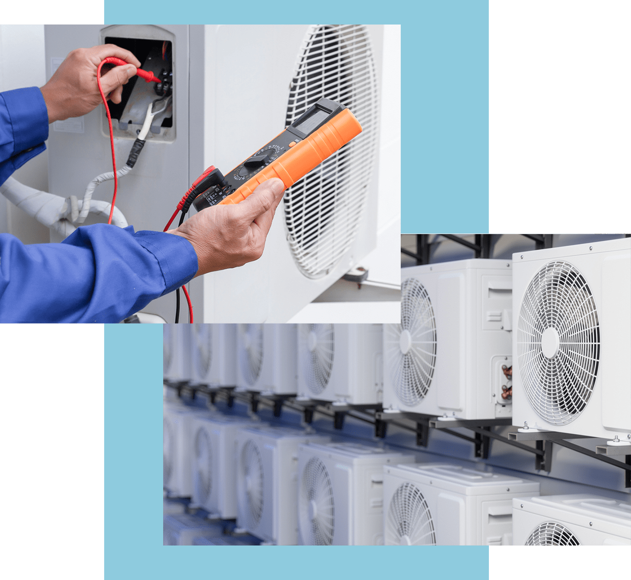 air source heat pump installation