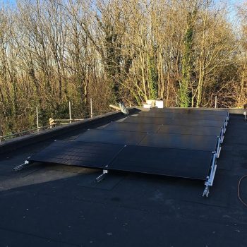 PV panels on flat roof