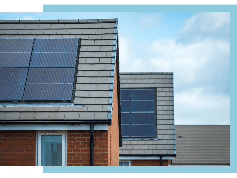 solar panels on houses