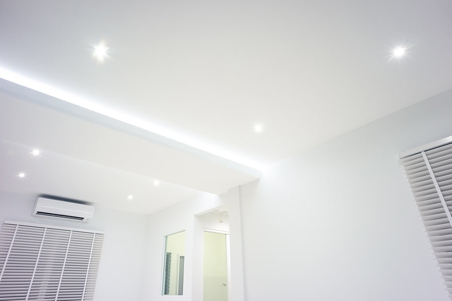 LED Lighting in a Room