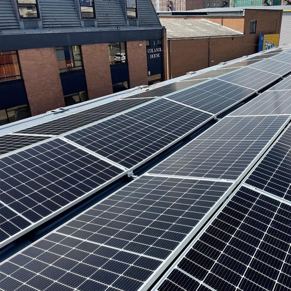 flat roof solar panels