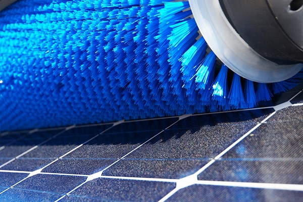 solar panel cleaning brush