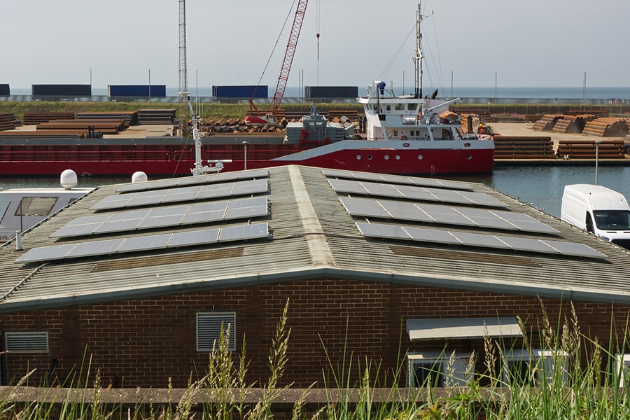 Solar Panels on a Sailing Club